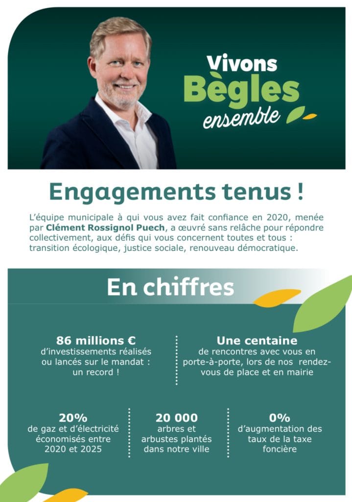 Cliquez ici pour télécharger en PDF nos principaux engagements tenus entre 2020 et 2026